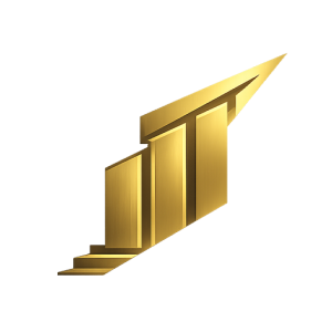 Inertia Financial gold logo featuring upward growth arrow symbolizing revenue systems and business infrastructure
